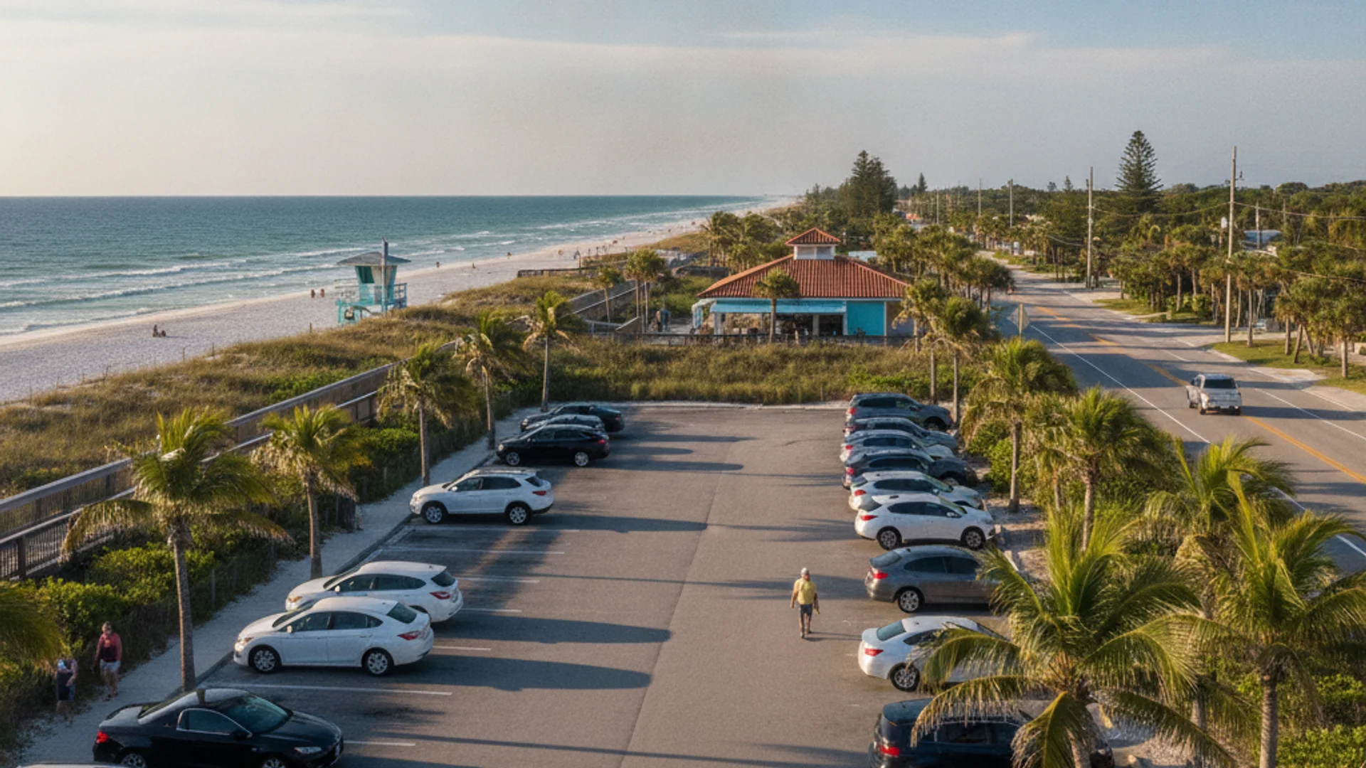 Coquina Beach Parking, Bradenton FL
